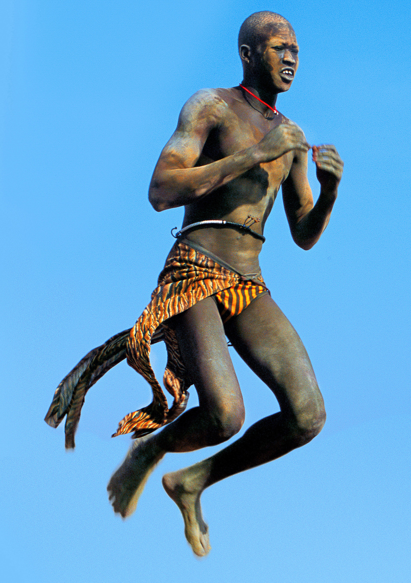 Leaping Dinka Man, South Sudan