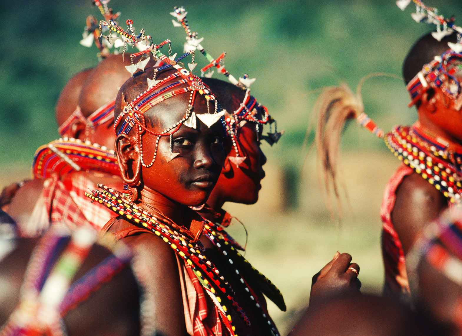 Female Companions of Maasai Warriors