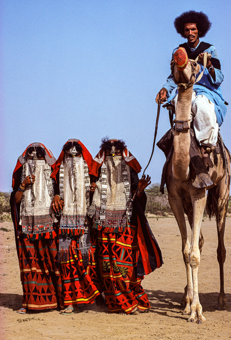 Rashaida Man with His Three Wives