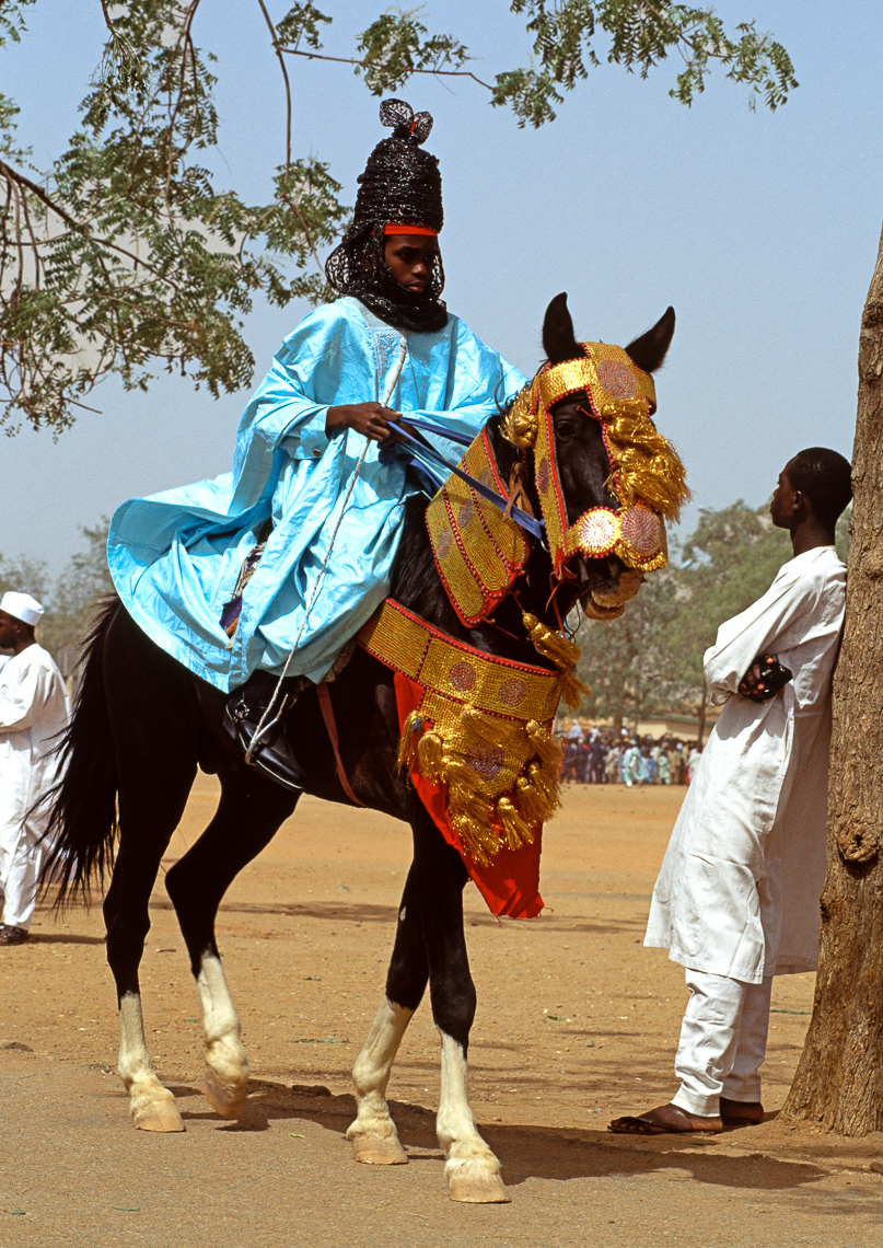 Mounted Fulani Nobleman