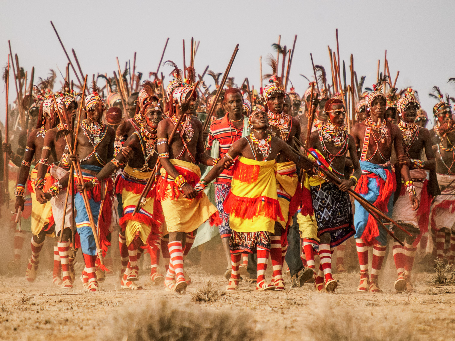 Arrival of Rendille Warrior Generation, Kenya