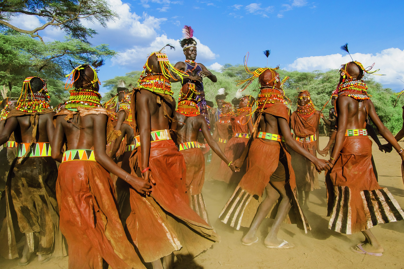 Turkana Courtship Dance, Kenya
