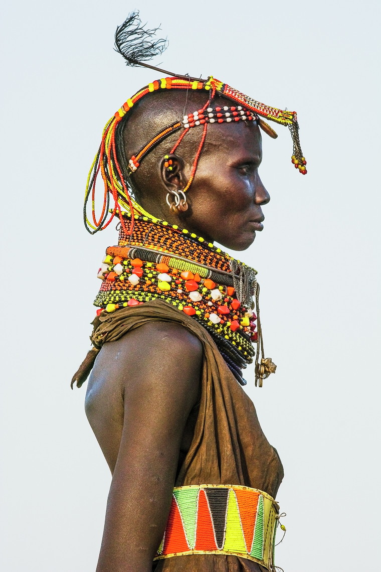 Turkana Female Elder, Kenya